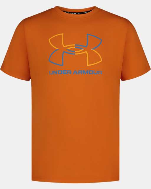 Little Boys' UA Split Logo Short Sleeve Surf Shirt